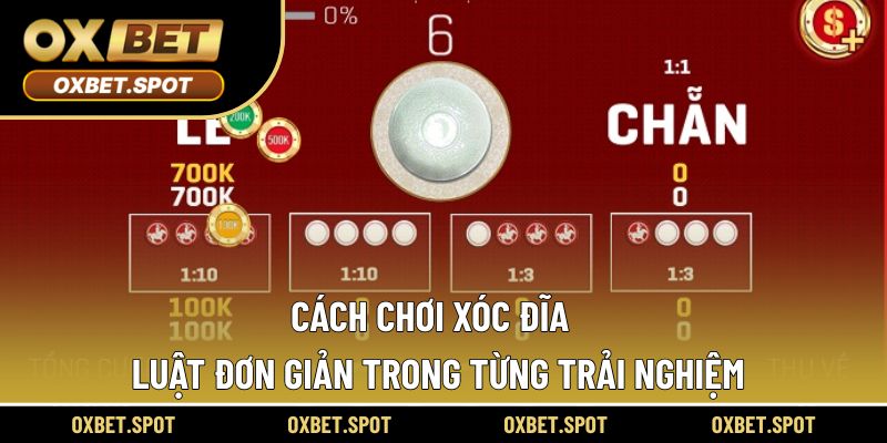 Cách chơi xóc đĩa