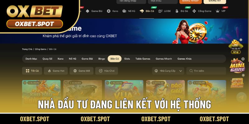 Nhà đầu tư đang liên kết với hệ thống